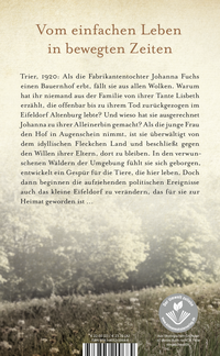 Zusatzmaterial 9783805200684 U4 von Eifelfrauen: Das Haus der Füchsin von Brigitte Riebe