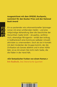 Zusatzmaterial 9783499006098 U4 von See der Schöpfung von Rachel Kushner