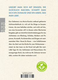 Zusatzmaterial 9783499633812 U4 von Das große Magic-Cleaning-Buch: Über das Glück des Aufräumens von Marie Kondo