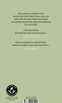 Zusatzmaterial 9783498001100 U4 von Wo ich mich finde von Jhumpa Lahiri
