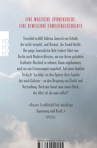 Zusatzmaterial 9783499020155 U4 von Katzenberge von Sabrina Janesch