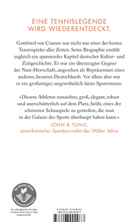 Zusatzmaterial 9783498002077 U4 von Der schöne Deutsche: Das Leben des Gottfried von Cramm von Jens Nordalm