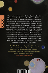 Zusatzmaterial 9783499018978 U4 von Mahlers Zeit von Daniel Kehlmann