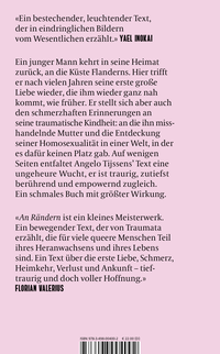 Zusatzmaterial 9783498004002 U4 von An Rändern von Angelo Tijssens