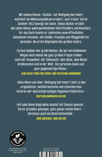 Zusatzmaterial 9783737100823 U4 von Herrndorf: Eine Biographie von Tobias Rüther