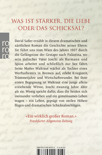Zusatzmaterial 9783499007019 U4 von Solange wir leben von David Safier