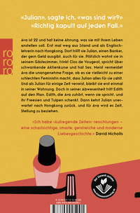 Zusatzmaterial 9783499005091 U4 von Aufregende Zeiten von Naoise Dolan
