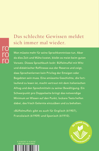 Zusatzmaterial 9783499619083 U4 von Italienisch für Büffelmuffel von Jutta Eckes