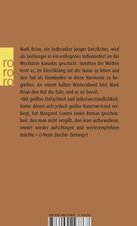 Zusatzmaterial 9783499227868 U4 von Ich hörte die Eule, sie rief meinen Namen von Margaret Craven