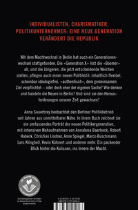 Zusatzmaterial 9783737101448 U4 von Machtwechsel: Wie eine neue Politikergeneration das Land verändert von Anna Sauerbrey