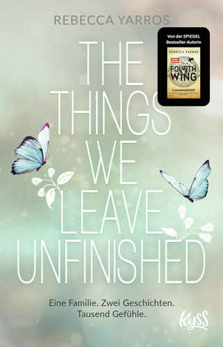 Buchcover von The Things we leave unfinished