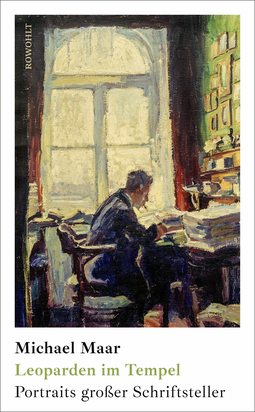 Buchcover von Leoparden im Tempel: Portraits großer Schriftsteller von Michael Maar