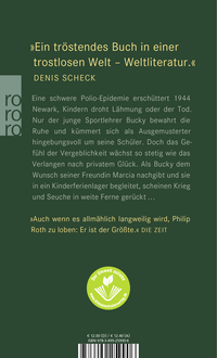 Zusatzmaterial 9783499259906 U4 von Nemesis von Philip Roth