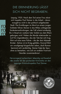 Zusatzmaterial 9783499003646 U4 von Abels Auferstehung von Thomas Ziebula