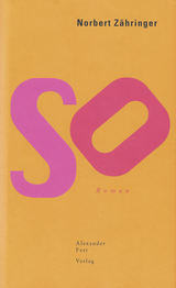 Buchcover von So von Norbert Zähringer