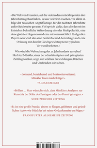 Zusatzmaterial 9783737101608 U4 von Welt in Aufruhr: Die Ordnung der Mächte im 21. Jahrhundert von Herfried Münkler