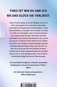 Zusatzmaterial 9783499011849 U4 von Yoko  von Bernhard Aichner