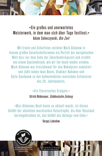 Zusatzmaterial 9783498003357 U4 von Der Anfang vom Ende von Mark Aldanow