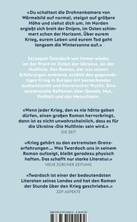 Zusatzmaterial 9783737102094 U4 von THE ZERO LINE – Novel From the War: Roman aus dem Krieg von Szczepan Twardoch