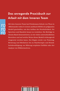 Zusatzmaterial 9783499616440 U4 von Das Innere Team in Aktion: Praktische Arbeit mit dem Modell
