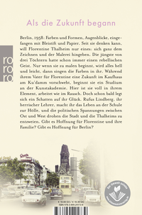 Zusatzmaterial 9783499291739 U4 von Die Schwestern vom Ku'damm: Tage der Hoffnung von Brigitte Riebe