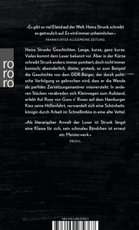 Zusatzmaterial 9783499274367 U4 von Das Teemännchen von Heinz Strunk