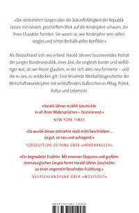Zusatzmaterial 9783737101905 U4 von Wunderland: Die Gründerzeit der Bundesrepublik 1955–1967 von Harald Jähner