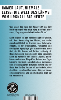 Zusatzmaterial 9783498003548 U4 von Die Welt ist laut: Eine Geschichte des Lärms von Kai-Ove Kessler