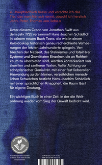 Zusatzmaterial 9783498002329 U4 von Das Tier, das man Mensch nennt von Hans Joachim Schädlich