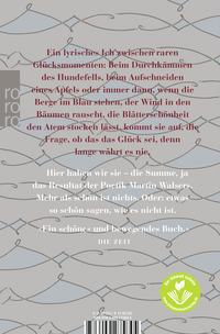 Zusatzmaterial 9783499275845 U4 von Spätdienst: Bekenntnis und Stimmung von Martin Walser