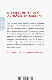 Zusatzmaterial 9783499628771 U4 von Feng Shui gegen das Gerümpel des Alltags: Richtig ausmisten - Gerümpelfrei bleiben von Karen Kingston