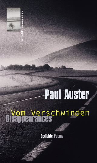 Buchcover von Disappearances - Vom Verschwinden: Gedichte - Poems (Zweisprachige Ausgabe)