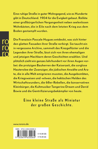 Zusatzmaterial 9783499630064 U4 von Ruhige Straße in guter Wohnlage: Die Geschichte meiner Nachbarn von Pascale Hugues