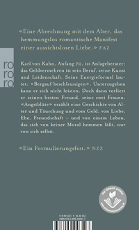 Zusatzmaterial 9783499246517 U4 von Angstblüte von Martin Walser