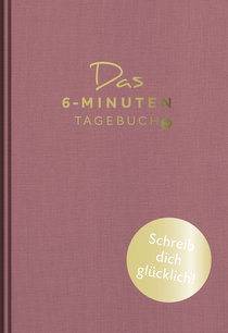 Buchcover von Das 6-Minuten-Tagebuch pur (granat): Das Original von Dominik Spenst