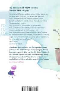 Zusatzmaterial 9783499276132 U4 von Es wird Zeit von Ildikó von Kürthy, Peter Pichler