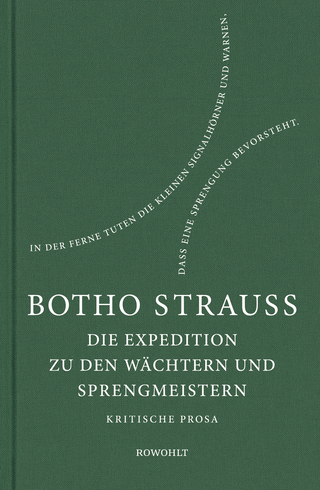 Buchcover von Die Expedition zu den Wächtern u. Sprengmeistern: Kritische Prosa