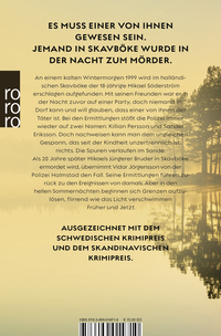 Zusatzmaterial 9783499014710 U4 von Wenn die Nacht endet von Christoffer Carlsson