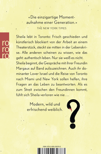 Zusatzmaterial 9783499269783 U4 von Wie sollten wir sein?: Ein Roman aus dem Leben von Sheila Heti