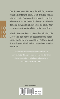 Zusatzmaterial 9783499272165 U4 von Ein sterbender Mann von Martin Walser