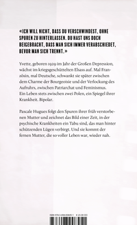 Zusatzmaterial 9783498008451 U4 von So voller Leben: Über meine Mutter von Pascale Hugues