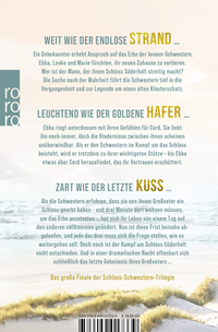 Zusatzmaterial 9783499017339 U4 von Die Schloss-Schwestern: Strandhaferkuss von Liv Helland