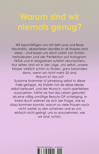 Zusatzmaterial 9783499016301 U4 von Schön genug!: Wie ich mich von unerreichbaren Schönheitsidealen verabschiedet und zu mir selbst gefunden habe von Susanne Krammer