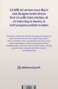 Zusatzmaterial 9783499018640 U4 von Fliegen lernen: Vom Mut, dein Leben allein anzupacken von Sophia Haberkorn