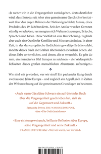 Zusatzmaterial 9783737102506 U4 von Wer wir waren, wer wir sind: Eine Geschichte Europas von Géraldine Schwarz