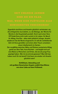 Zusatzmaterial 9783463000756 U4 von Die Liebe, später von Gisa Klönne