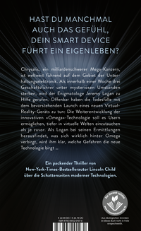 Zusatzmaterial 9783805201070 U4 von Omega: Das System kontrolliert dich von Lincoln Child