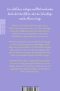 Zusatzmaterial 9783499018503 U4 von Mein Stottern, das Leben und ich: Eine ungeplante Dreiecksbeziehung von Jennifer Springer