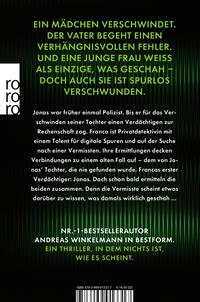Zusatzmaterial 9783499013317 U4 von Ihr werdet sie nicht finden von Andreas Winkelmann
