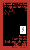Buchcover von Krieg im Frieden: Reden, Polemiken, Stellungnahmen 1952 - 1956 von Jean-Paul Sartre